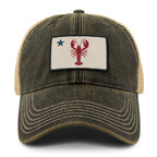Maine Lobster Flag Dirty Water Trucker Hat