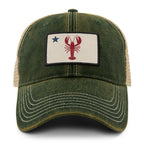 Maine Lobster Flag Dirty Water Trucker Hat