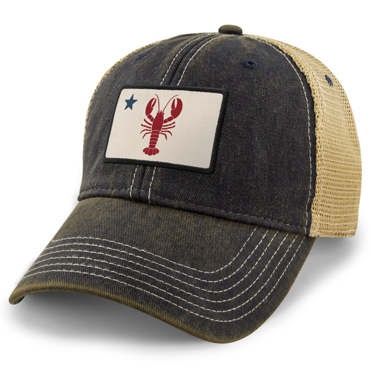 Maine Lobster Flag Dirty Water Trucker Hat