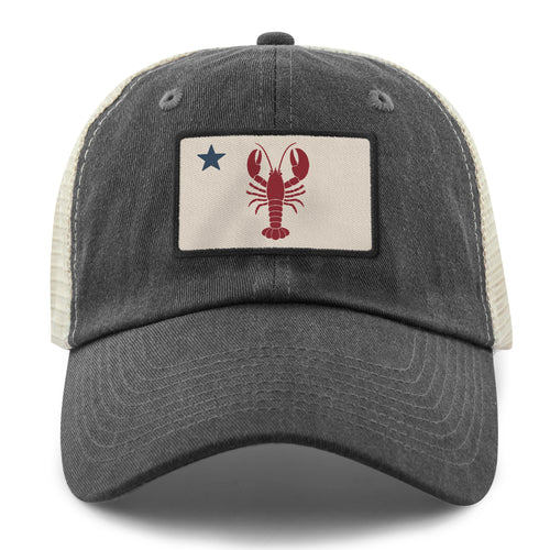Maine Lobster Flag Relaxed Trucker Hat