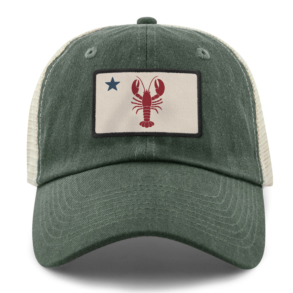 Maine Lobster Flag Relaxed Trucker Hat