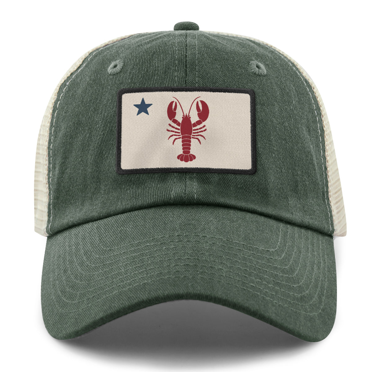 Maine Lobster Flag Relaxed Trucker Hat