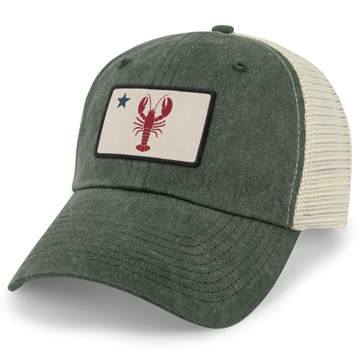 Maine Lobster Flag Relaxed Trucker Hat