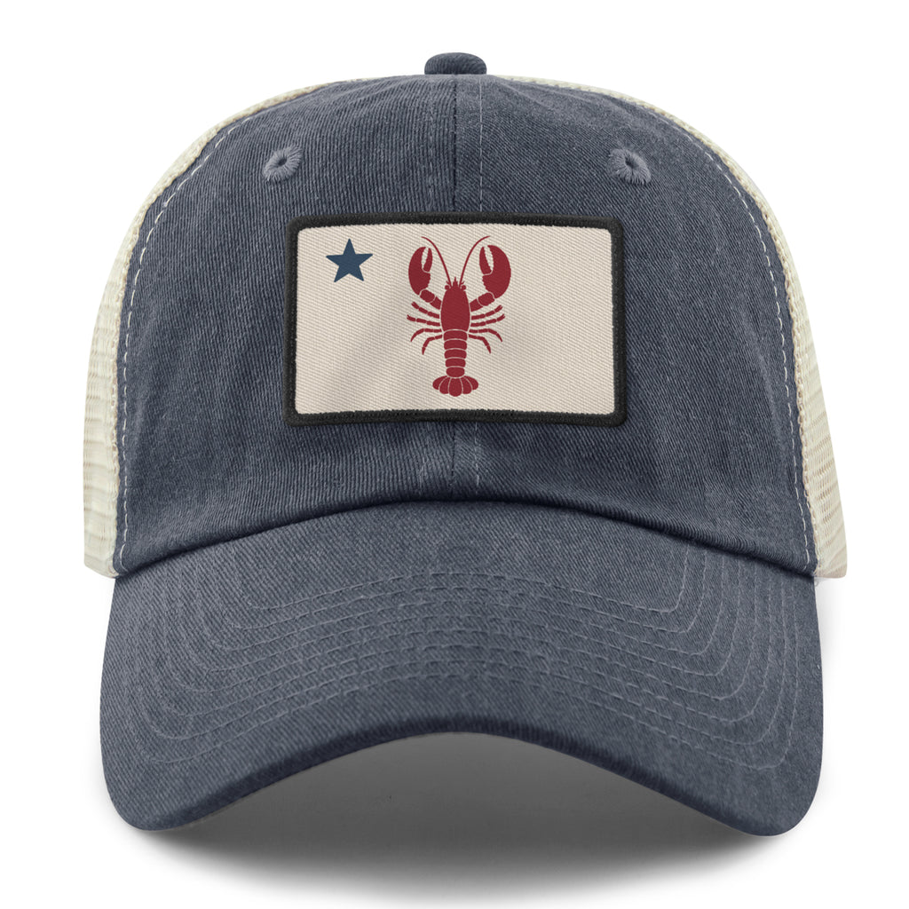 Maine Lobster Flag Relaxed Trucker Hat