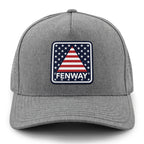 Side view of Fenway Stars & Stripes performance hat