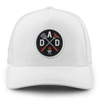 Adjustable snap back of Dad Grilling Emblem performance hat