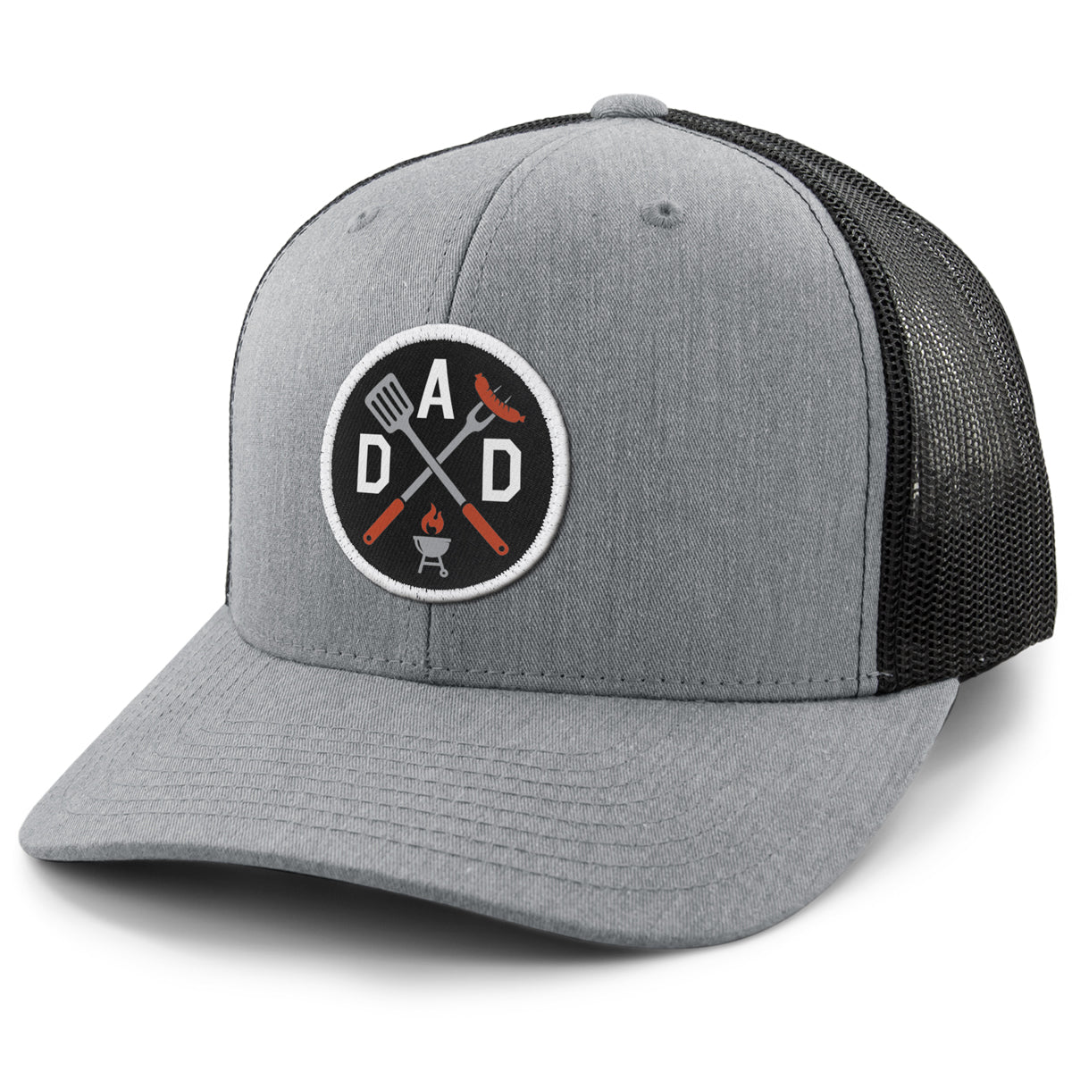 DAD Grilling Patch Classic Snapback Trucker Hat