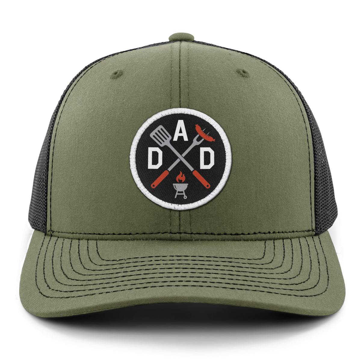 DAD Grilling Patch Classic Snapback Trucker Hat