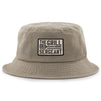 Side view of The Grill Sergeant bucket hat