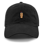 Back view of Mini Iced Coffee dad hat with adjustable strap