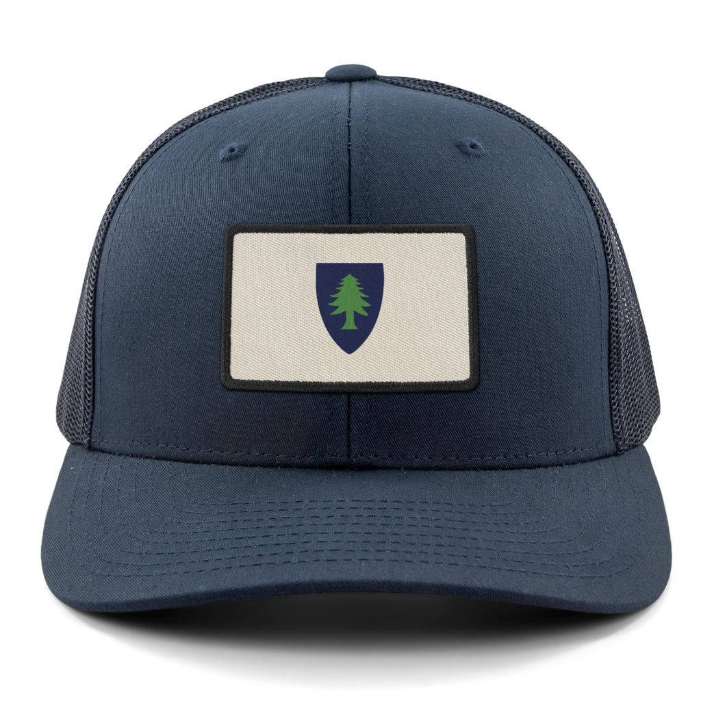 Vintage Massachusetts Flag Classic Snapback Trucker Hat