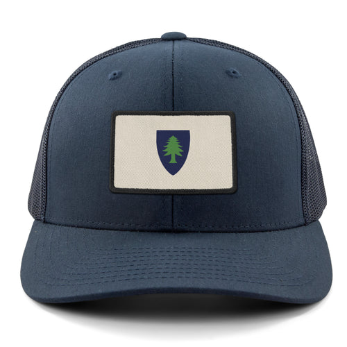 Vintage Massachusetts Flag Classic Snapback Trucker Hat