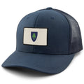 Vintage Massachusetts Flag Classic Snapback Trucker Hat