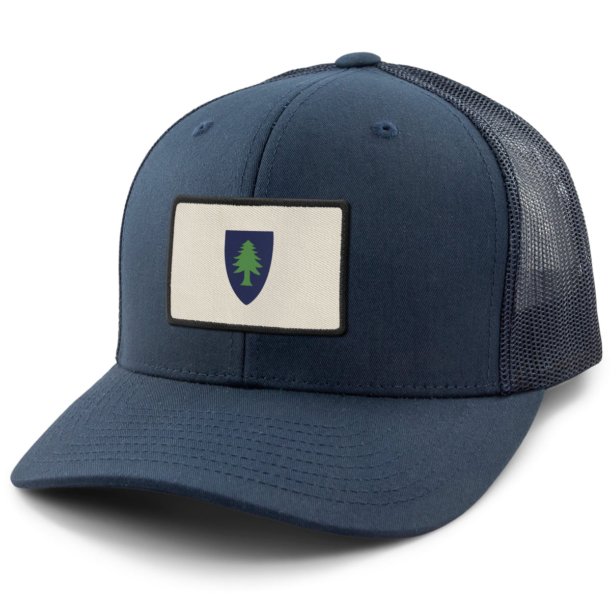 Vintage Massachusetts Flag Classic Snapback Trucker Hat