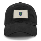 Top-down view of Vintage Massachusetts Flag Dad Hat