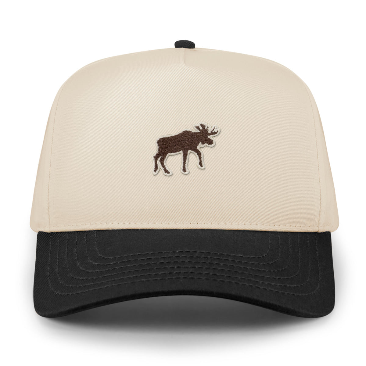 Mini Moose Patch Retro Snapback Hat