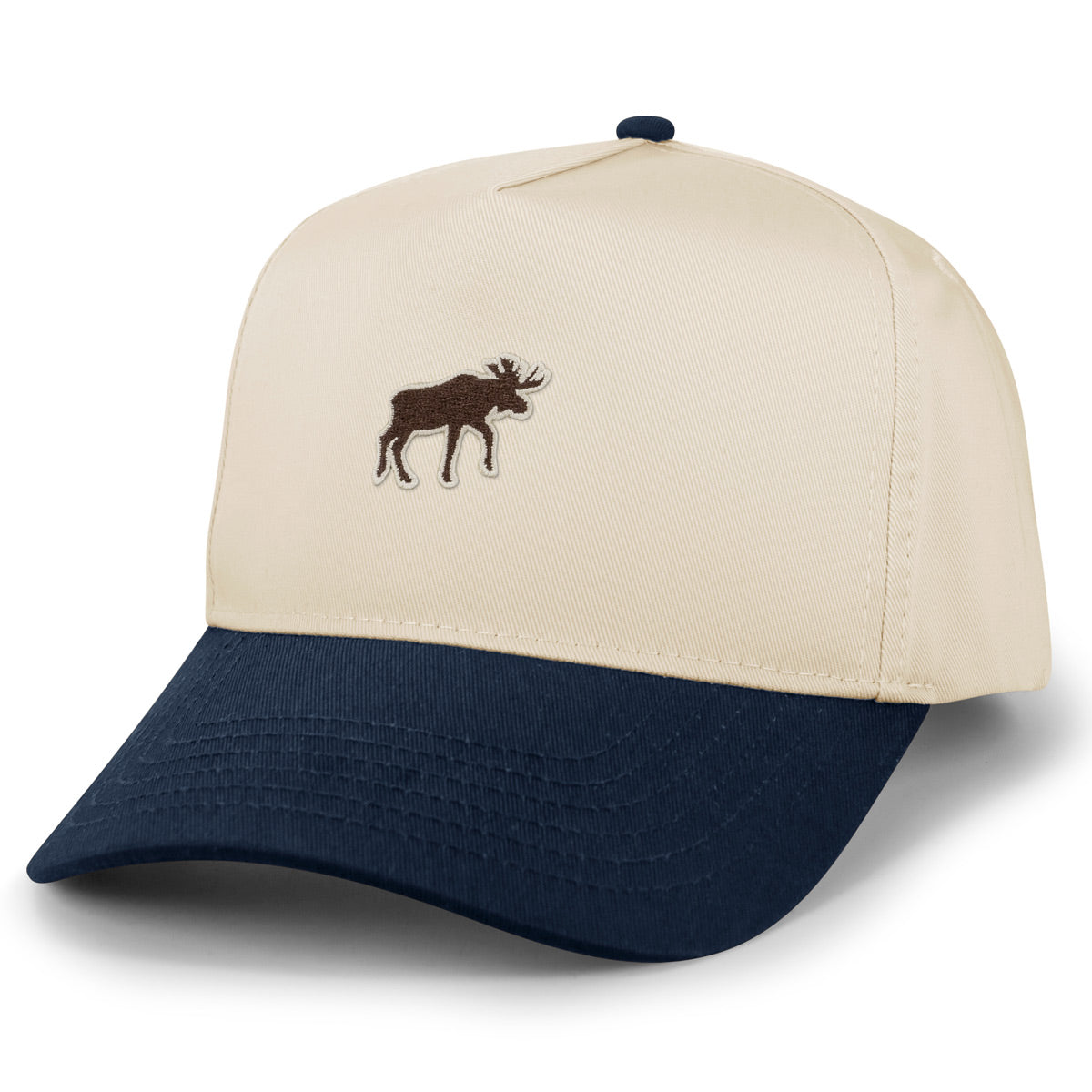 Mini Moose Patch Retro Snapback Hat
