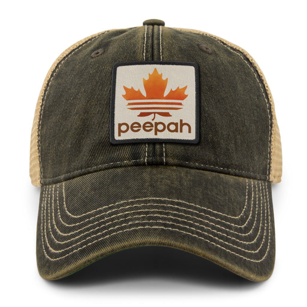 Leaf Peepah Logo Dirty Water Trucker Hat