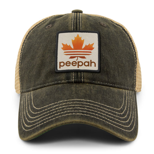 Leaf Peepah Logo Dirty Water Trucker Hat