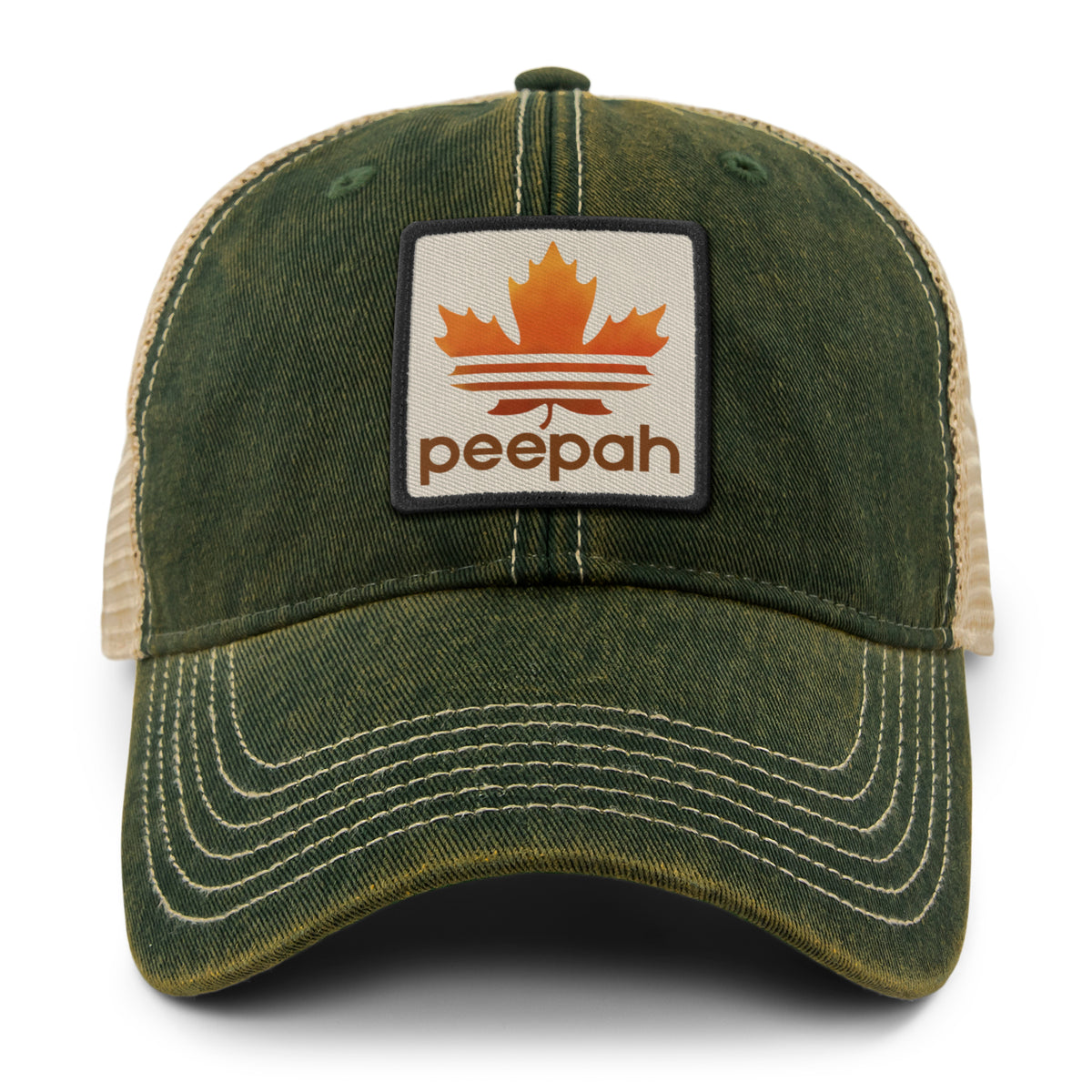 Leaf Peepah Logo Dirty Water Trucker Hat