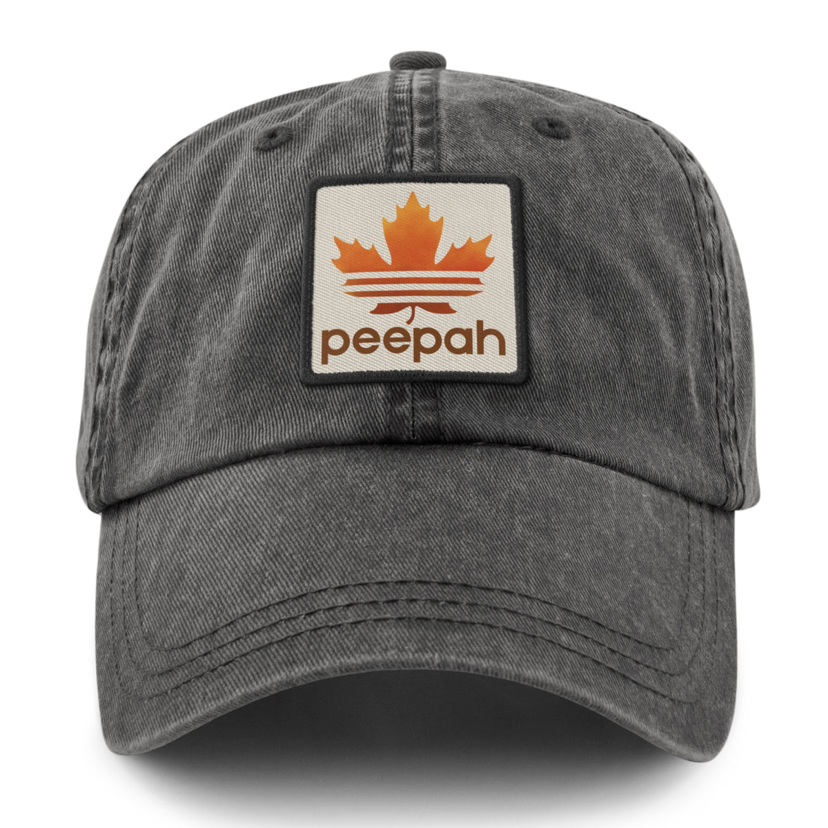 Leaf Peepah Logo Washed Dad Hat