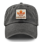 Leaf Peepah Logo Washed Dad Hat