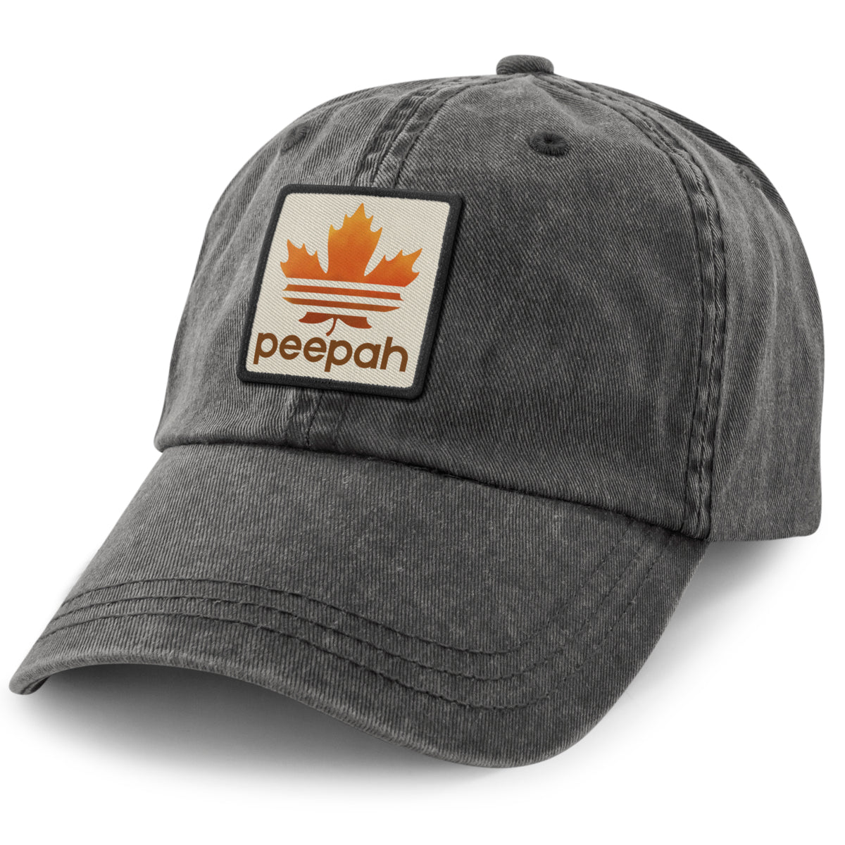 Leaf Peepah Logo Washed Dad Hat
