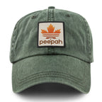 Leaf Peepah Logo Washed Dad Hat