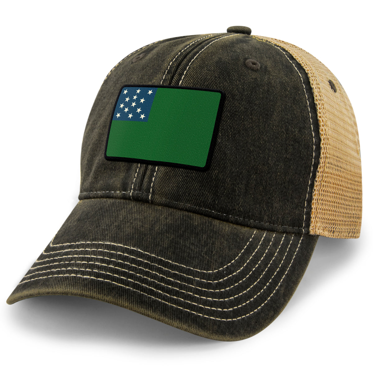 Vintage Vermont Flag Dirty Water Trucker Hat
