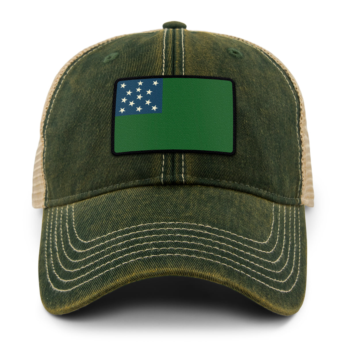 Vintage Vermont Flag Dirty Water Trucker Hat