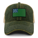 Vintage Vermont Flag Dirty Water Trucker Hat