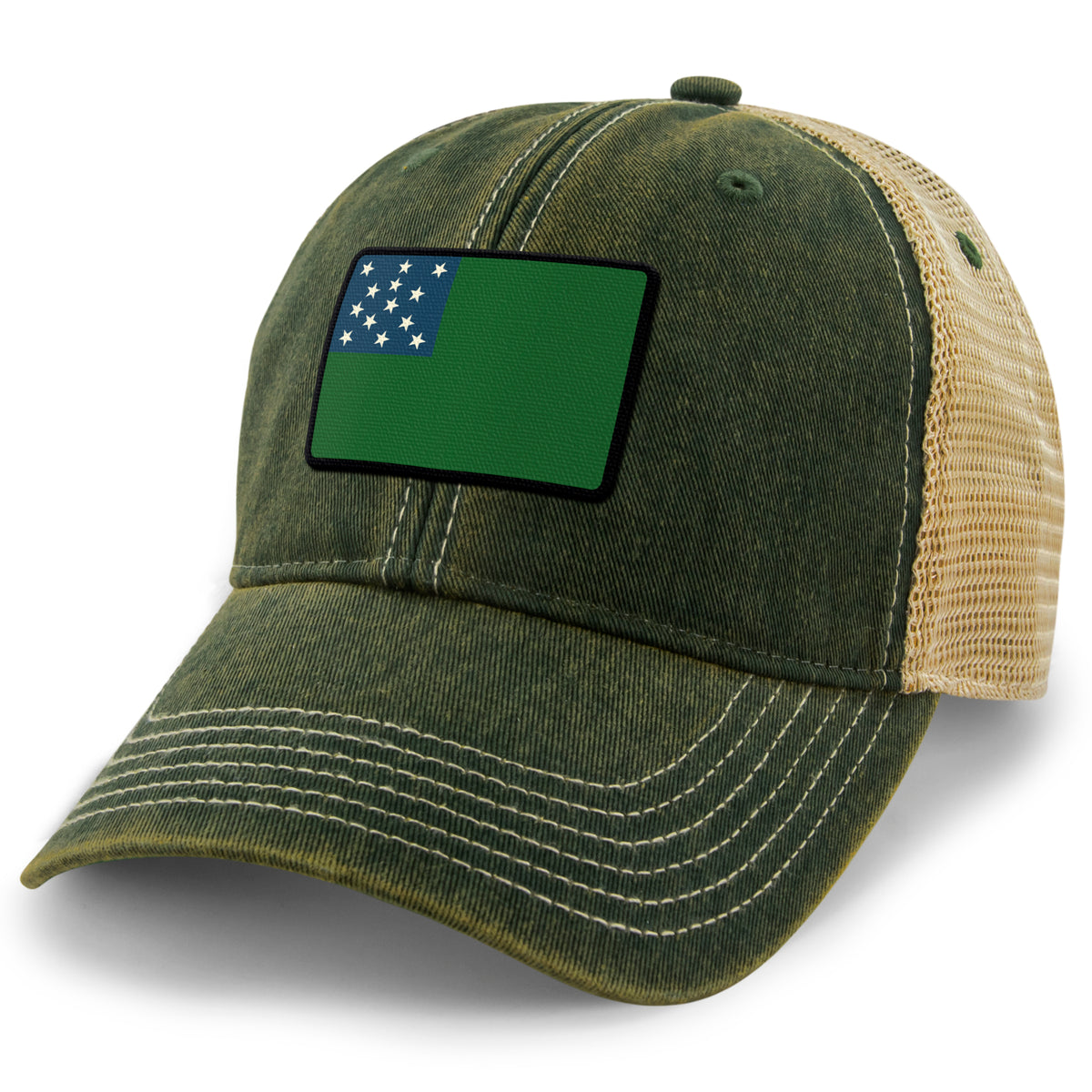 Vintage Vermont Flag Dirty Water Trucker Hat