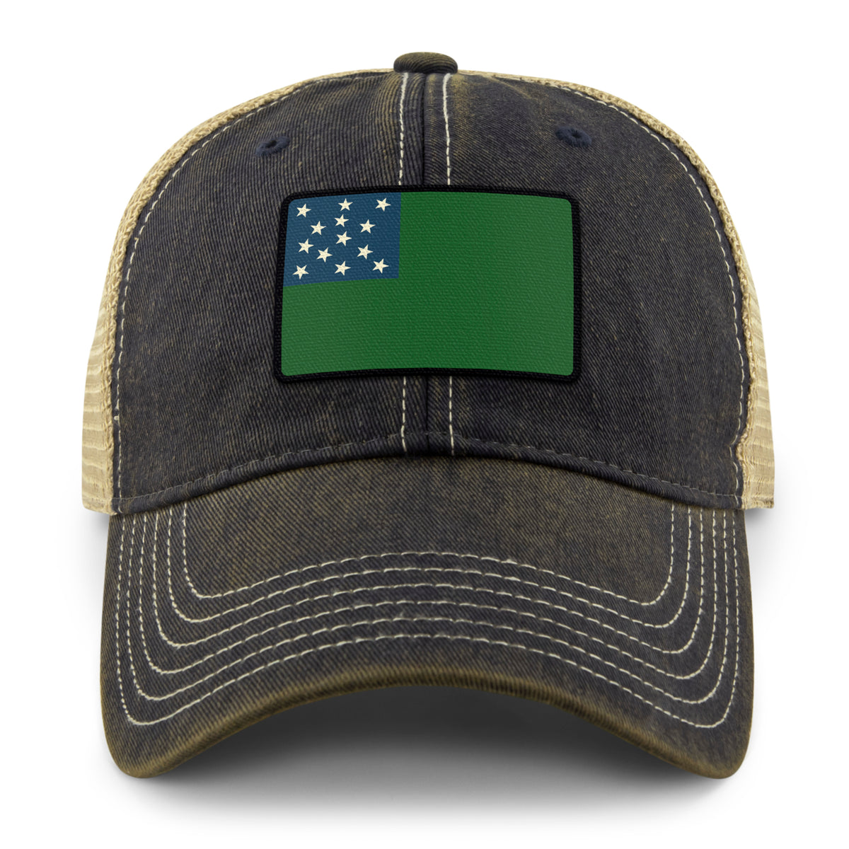 Vintage Vermont Flag Dirty Water Trucker Hat