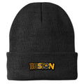 Black & Gold Boston Hockey Pride Cuff Knit