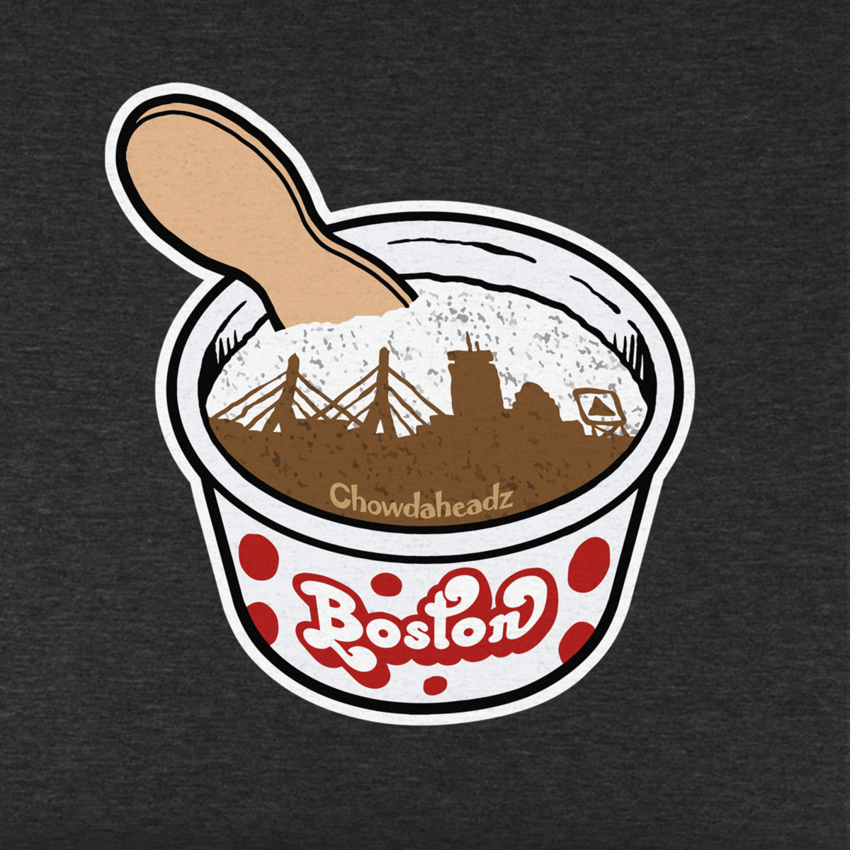 Boston Ice Cream Cup Youth T-Shirt - Chowdaheadz