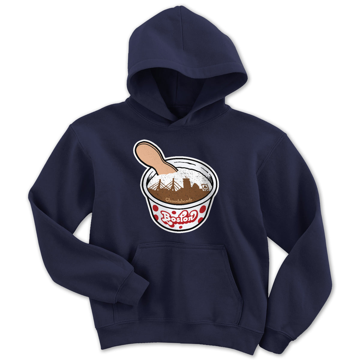 Boston Ice Cream Cup Youth Hoodie - Chowdaheadz