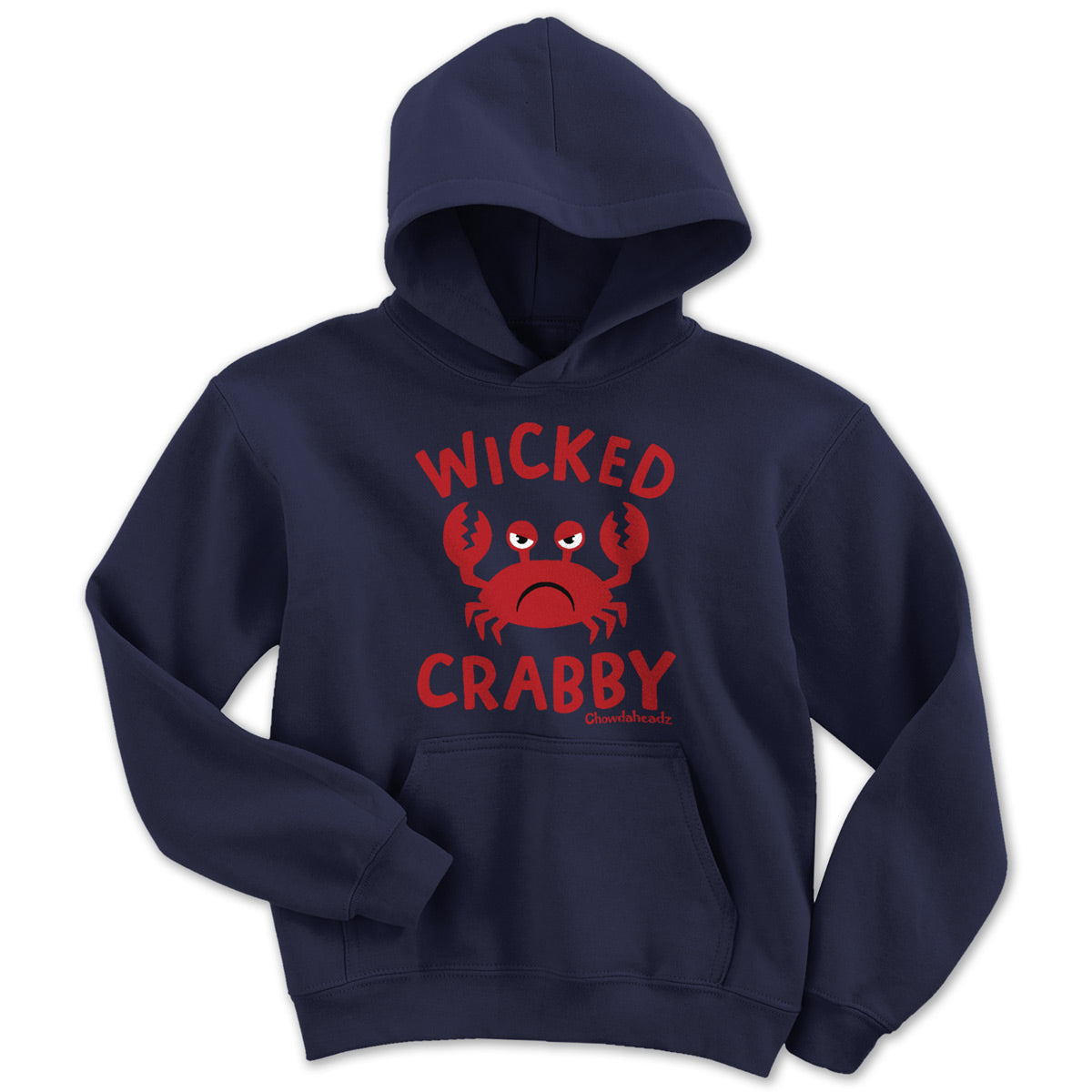 Wicked Crabby Youth Hoodie - Chowdaheadz