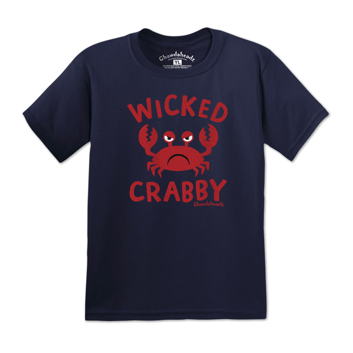 Wicked Crabby Youth T-Shirt - Chowdaheadz