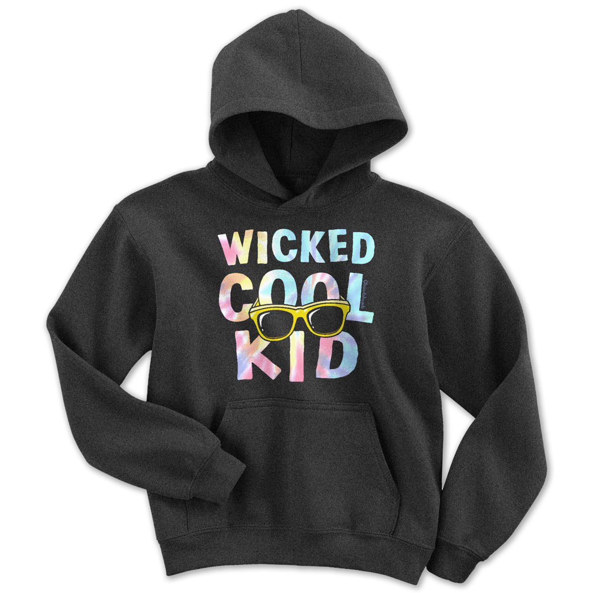 Wicked Cool Kid Tie Dye Youth Hoodie - Chowdaheadz