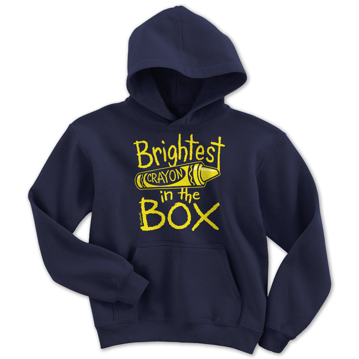 Brightest Crayon In The Box Youth Hoodie - Chowdaheadz