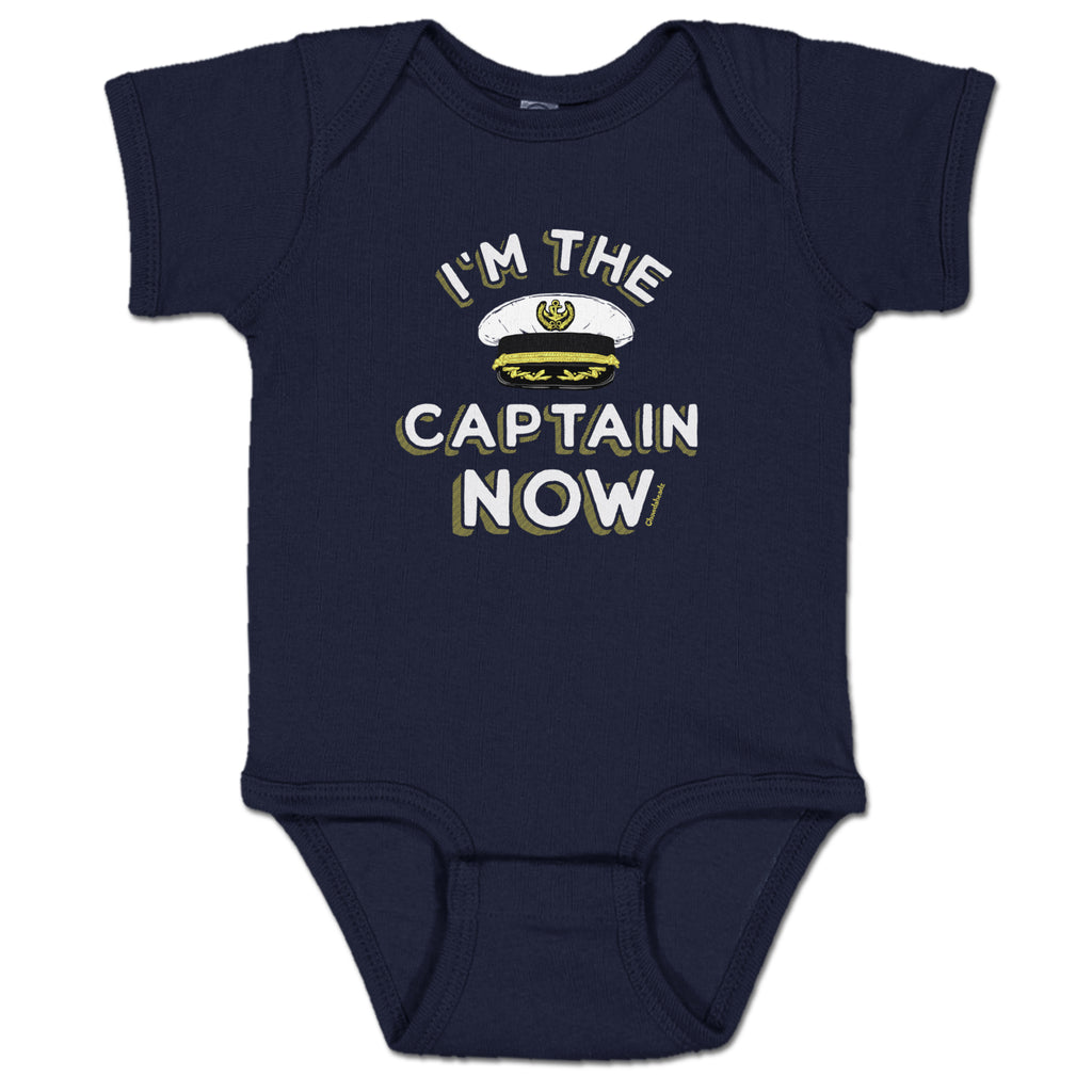 I'm The Captain Now Infant One Piece - Chowdaheadz