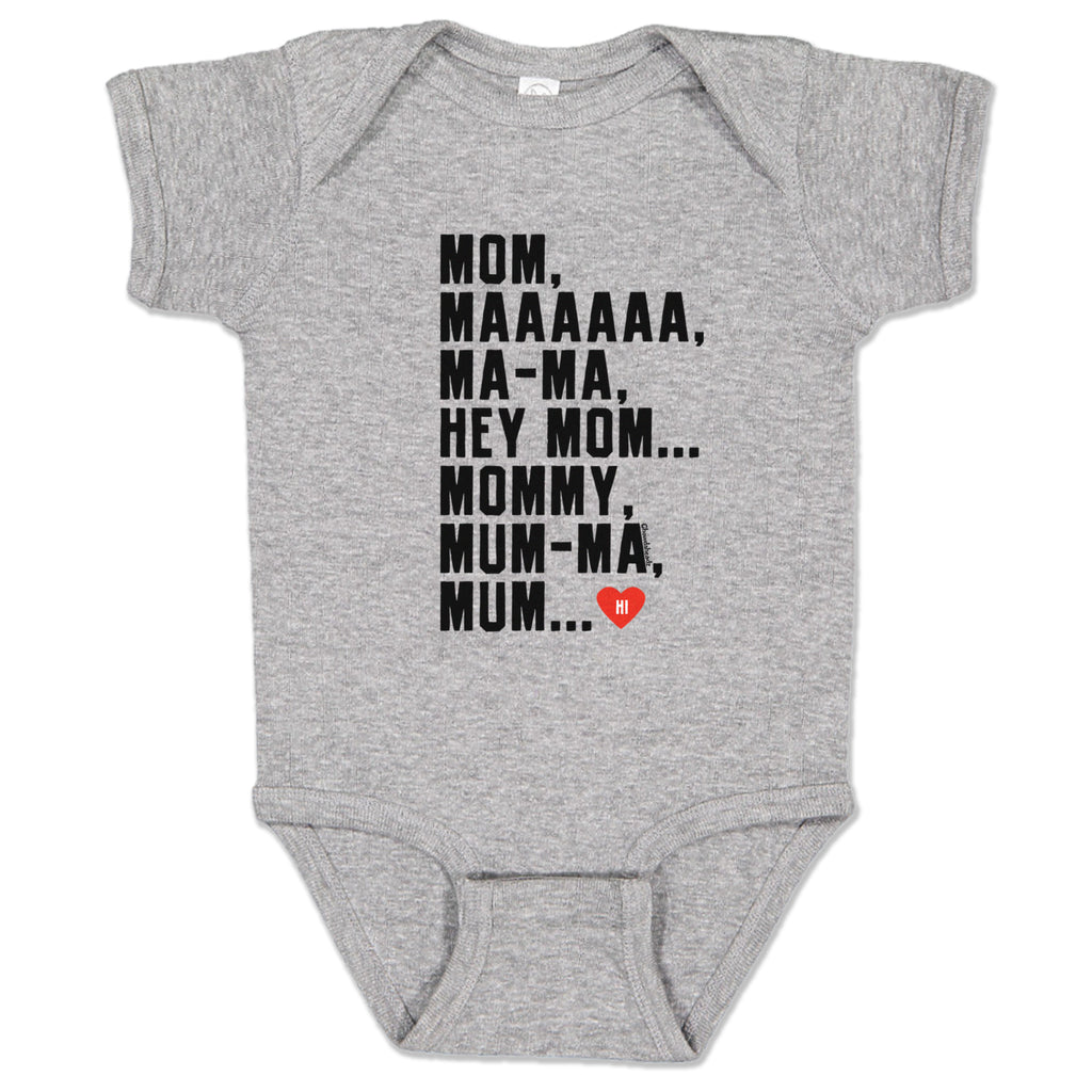 Hey Mom Infant One Piece