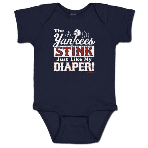 The Yankees Stink Just Like My Diaper Infant One Piece - Chowdaheadz