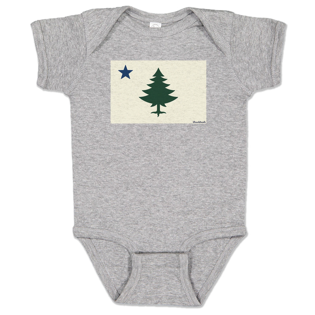 Vintage Maine Flag Infant One Piece - Chowdaheadz