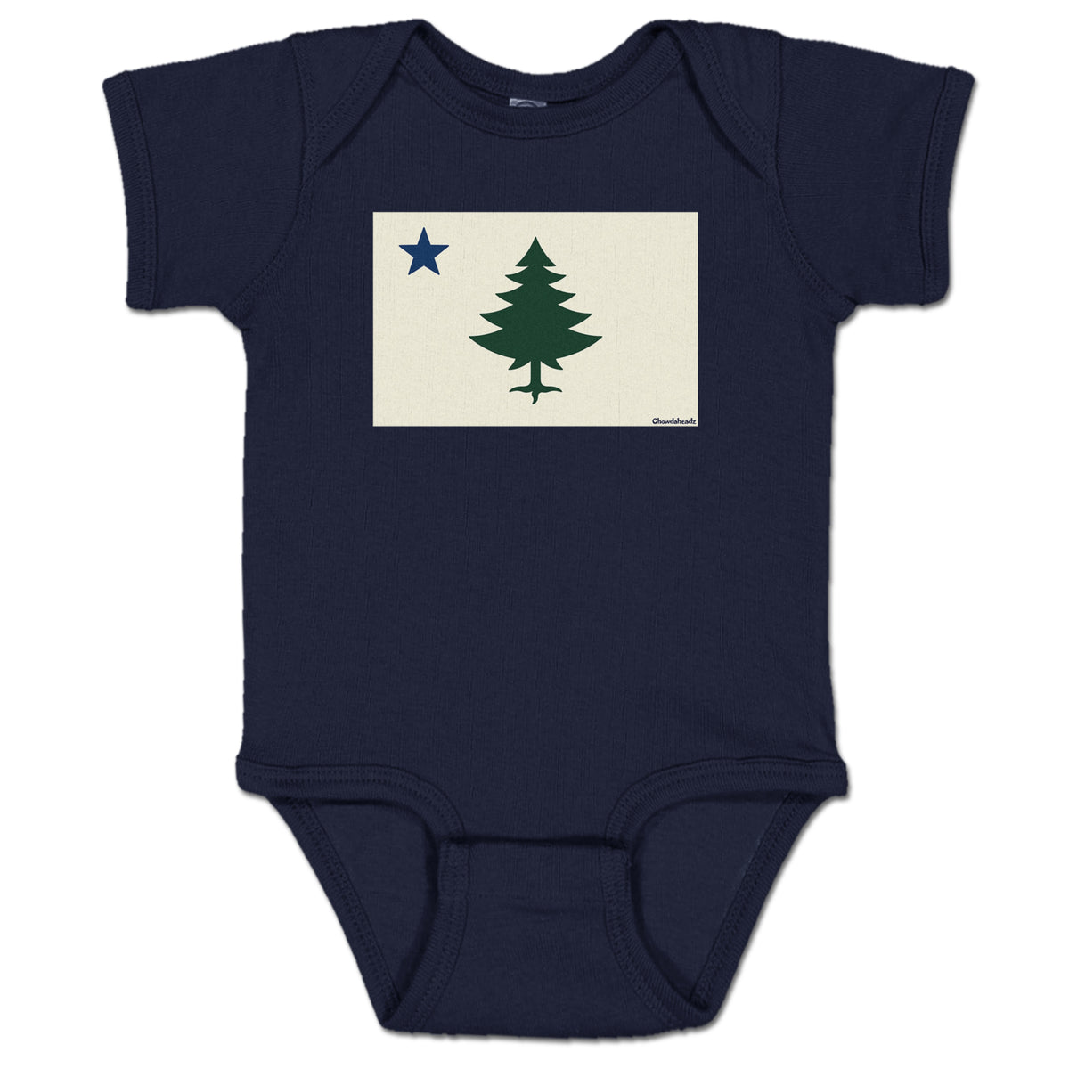 Vintage Maine Flag Infant One Piece - Chowdaheadz