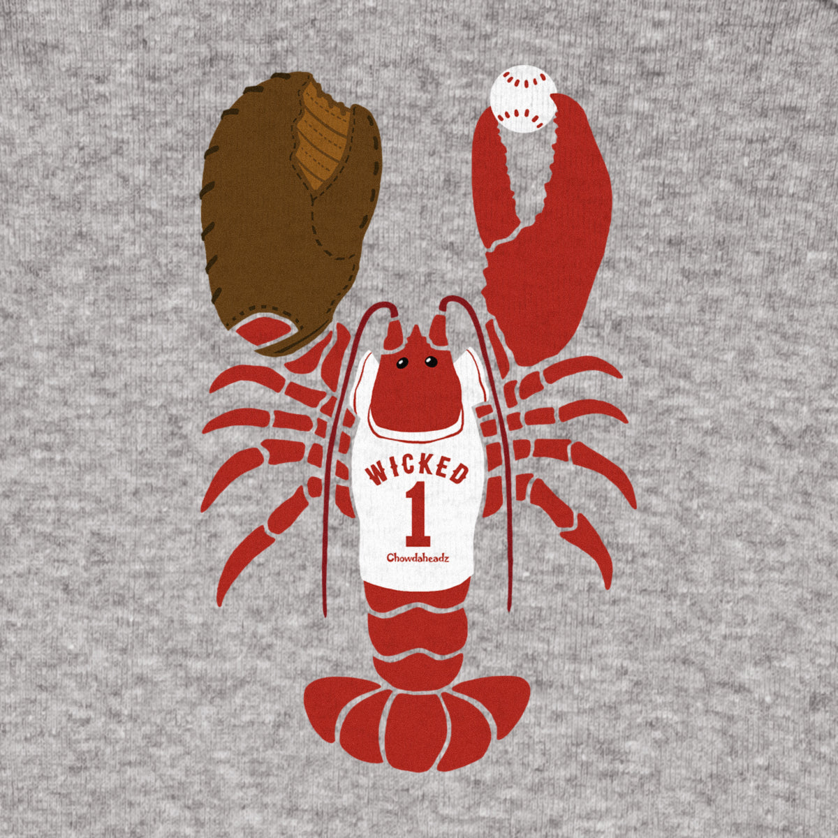 Wicked Lobstah Baseball Infant One Piece