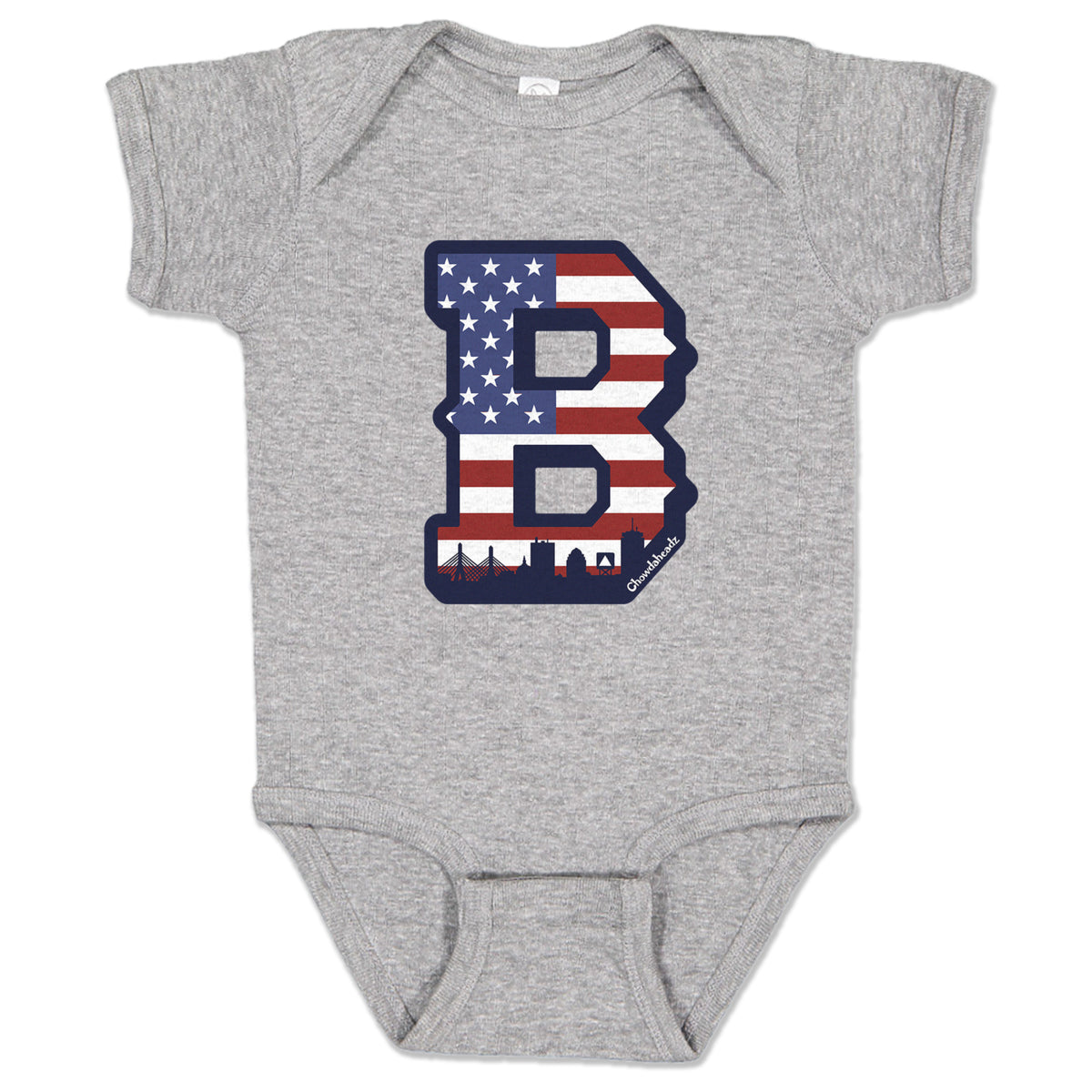 Big Block B Boston USA Infant One Piece