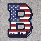 Big Block B Boston USA Infant One Piece