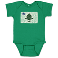 Maine Flag Doodle Infant One Piece