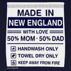 Made In [New England State] Care Tag Infant One Piece
